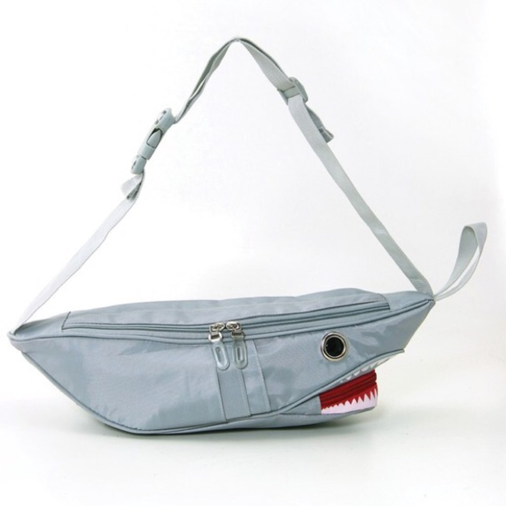 RESTOCK Beach Lovers & Diver Funny Jaw Shark Waist or Shoulder Fanny Pack - Picture 6 of 7